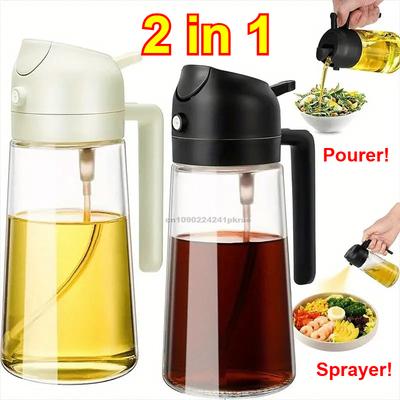 Oil Dispenser Spray Oil Sprayer Kitchen Oil Spray Bottle Spice Shaker BBQ Cooking OliveOil Dispenser Baking SprayContainer