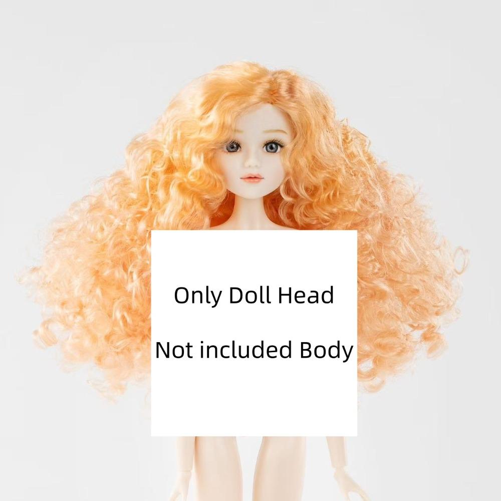 Joint Movable Make-up Doll Head Curly Hair Doll Body Humanoid Doll Supermodel Doll Body Girls Gift