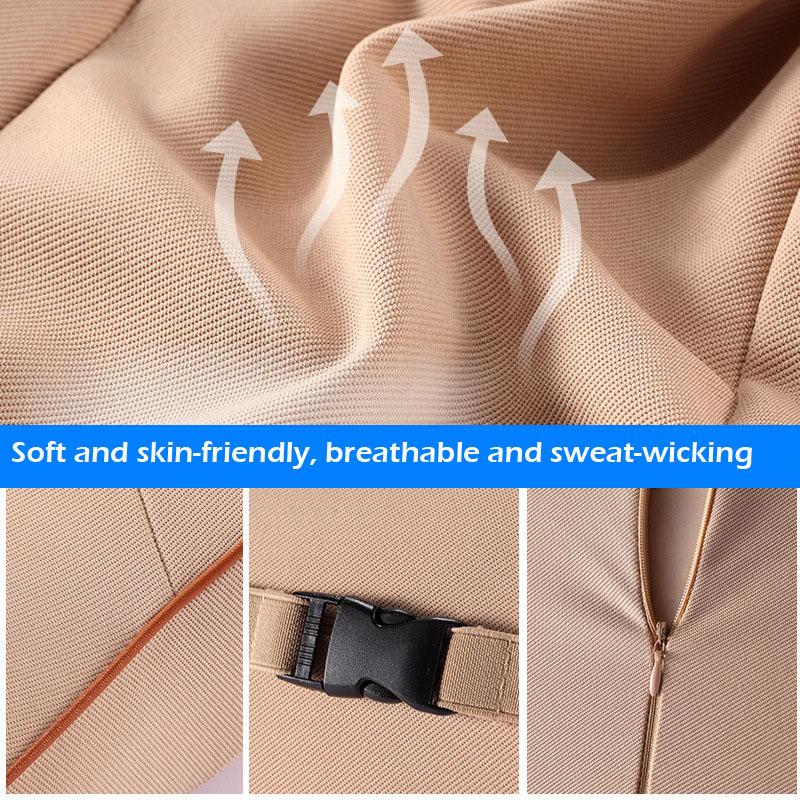 Luxury Waist Backrest Lumbar Support Cushion Auto Seat Travel Relax Head Waist Support For Memory