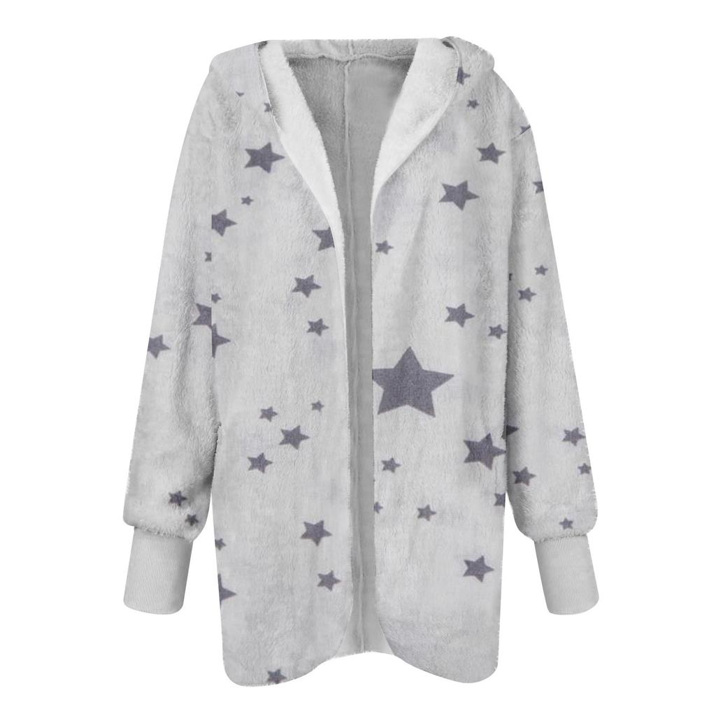 Mode Frauen Langarm Stricken Und Winter Strickjacke Pullover Einfarbig Mantel