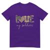 I Love My Soldier Military Army Wife Usa Camour Flag Tshirt