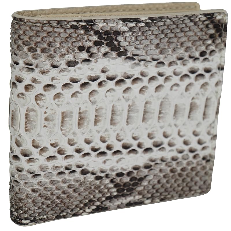 

[FashionBerry] natural diamond python men s bifold wallet bifold wallet genuine leather leather snakeskin snakeskin short wallet Thin folding Smaller