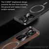 For Poco F5 Pro Case Magnetic Elegant Leather Wear-Resistant Lens Fully Covered Non-Slip Grip Edge Cover Shell