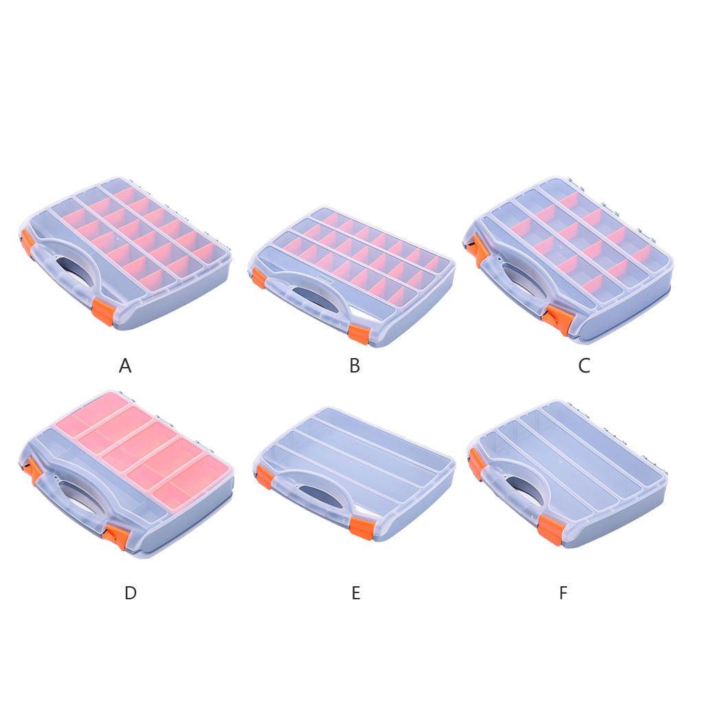 Tool Box Storage Grids Removable Dividers Screws Screwdriver Nuts Compartment Repair Case Organizer for Storing Tools
