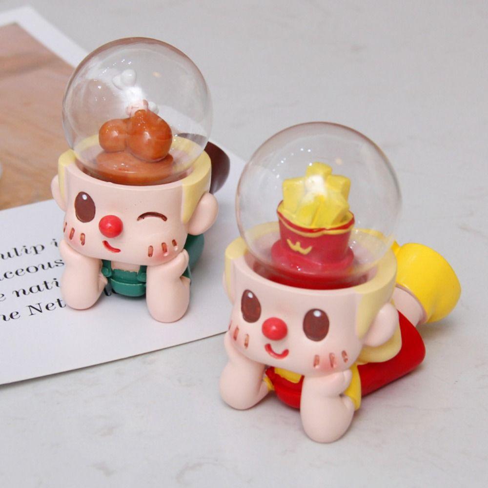 Resin Couple Model Figure Toys Emotional Stability Romantic Brain Couple Ornament  Birthday Gift