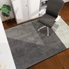 Modern Grey Geometric Office Chair Mat Decoration Home  Non-slip Easy Clean Bedroom Rug Living Room Study Sofa Area Carpets Soft