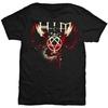 HIM Wings Splatter T-Shirt Black New