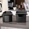 Small Coffee Grounds Box Stainless Steel Espresso Dump Bin Coffee Knock Box Coffee Waste Box Coffee Accessories