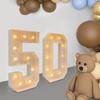 Number Light 3D Number Lamp Numbers Illuminated Numbers Decoration Numbers Night Light Lamp 30 for Wedding, Birthday