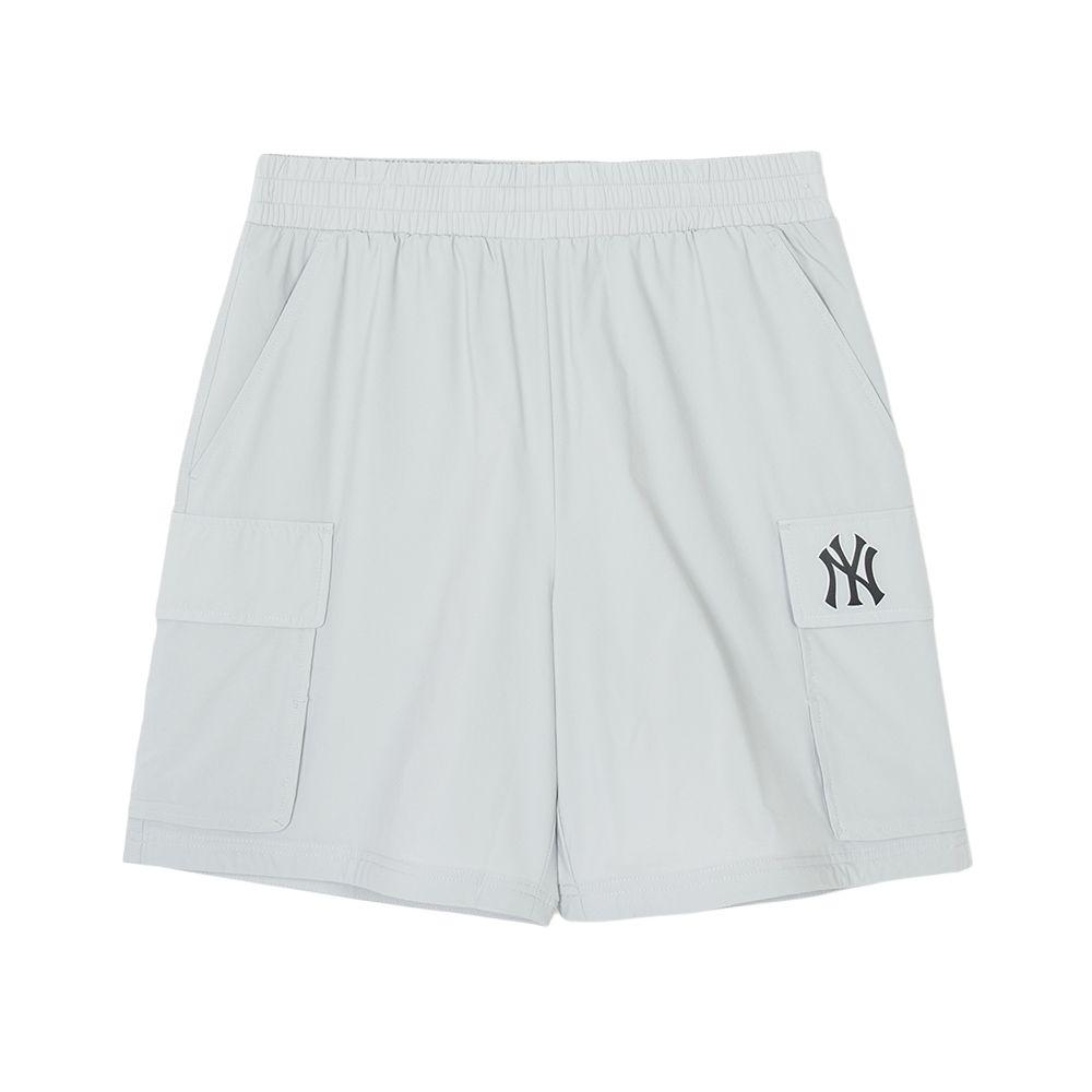 New MLB New York Yankees Casual Shorts Unisex Light Gray 3ASMB0443-50GRL
