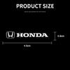 Honda Car Logo Stickers, 3D Metallic Texture Emblem Badge for Steering Wheel Dashboard Door Handle, for All Honda Models
