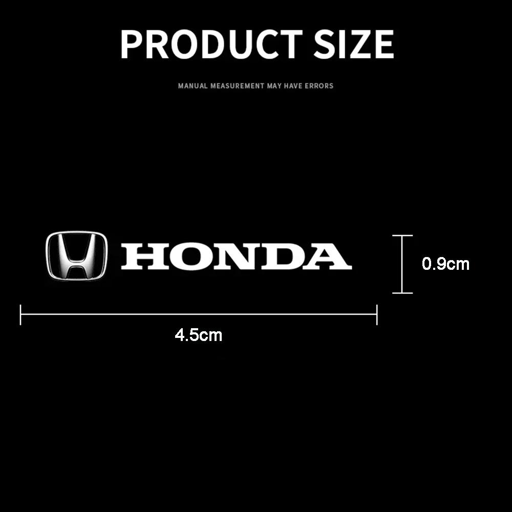 Honda Car Logo Stickers, 3D Metallic Texture Emblem Badge for Steering Wheel Dashboard Door Handle, for All Honda Models