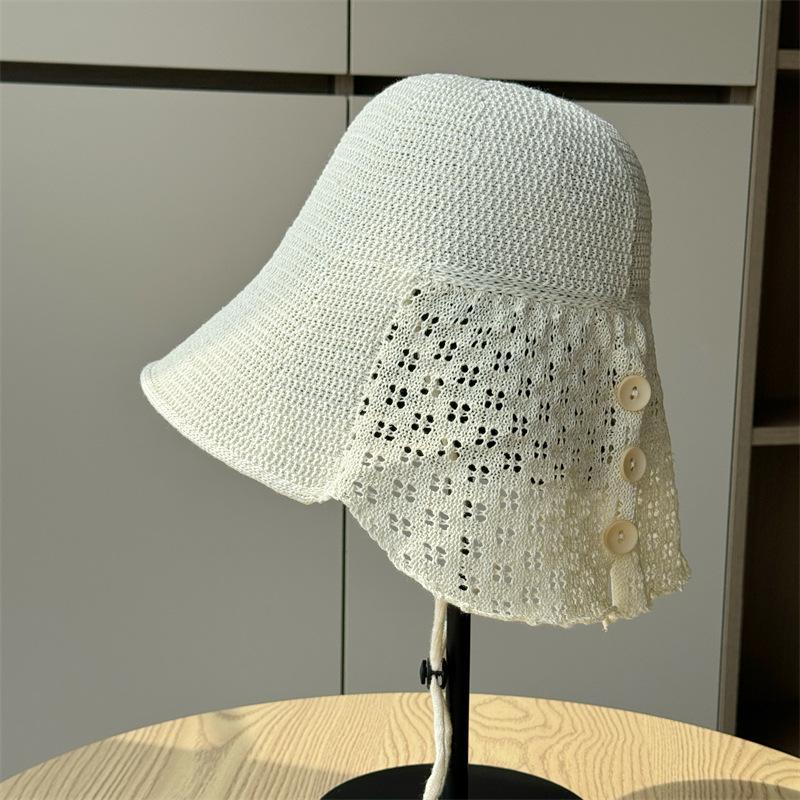 Summer Neck Protection Fisherman Hat for Women Outdoor Cycling Trip Sun Protection and Shading Large Eave Beach Hat