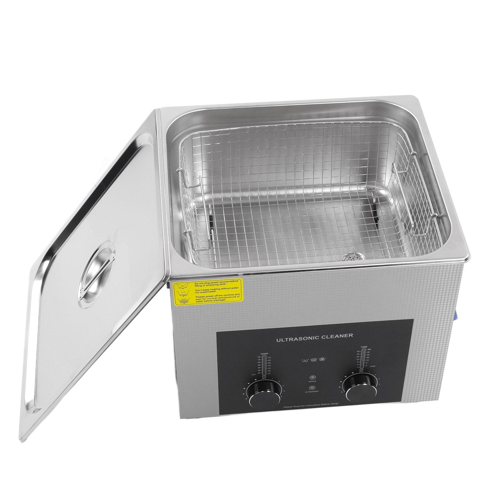 Ultrasonic Cleaner 15L Stainless Steel Ultrasonic Washing Machine for Laboratory Supplies Watch Dental Equipment US