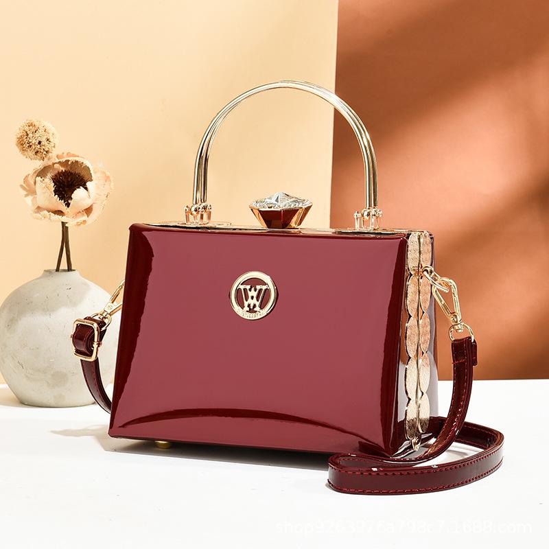 Mini Bag Foreign Trade New Design Style Senior Sense Niche Create Women's Bag Box Crossbody Handbag Tide Durable Material