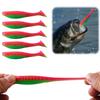 5Pcs Fishing Lures 10cm 9g T Tail Soft Lures Wobblers Artificial Baits Swimbait for Pike Bass Lure