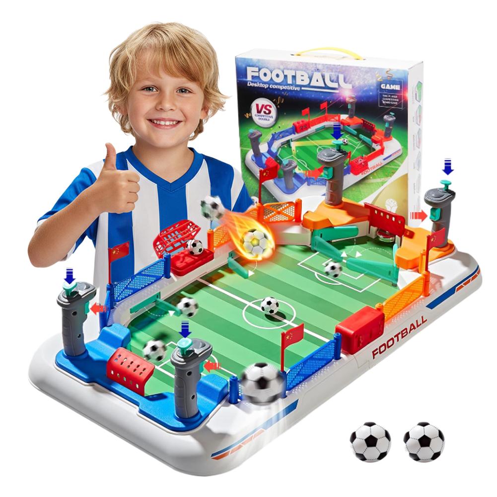 Fotballbord Mini Bordplater Interaktivt Spill, Fotball Bordplater Konkurranse Sportsspill Desktop Catapult Leker for familiespill