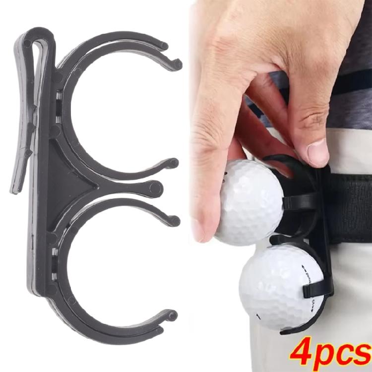 Golf Balls Pickers with Clip, Golfing Tool Accessories Golf Balls Carriers Golf Balls Holder Organizers Golf Balls Clip