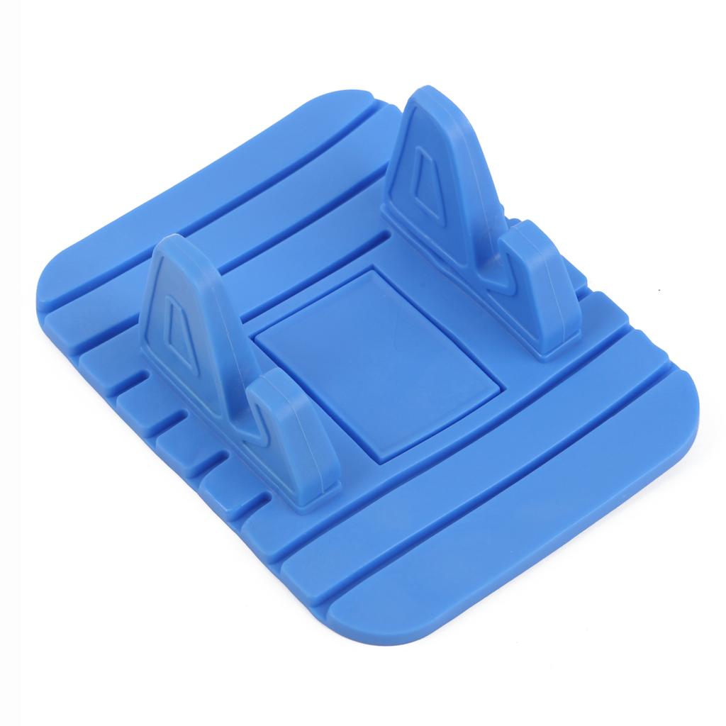 Silicone Car Dashboard Pad with Phone Holder - Multi-Functional Anti-Slip Bracket for Seats & Desktop (Detachable)