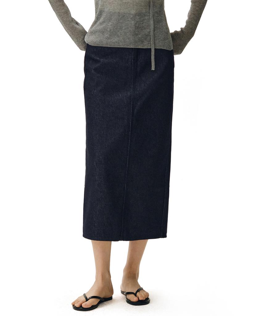 Deketeuumeon Signature Long Skirt Dcsk003Cpindigo