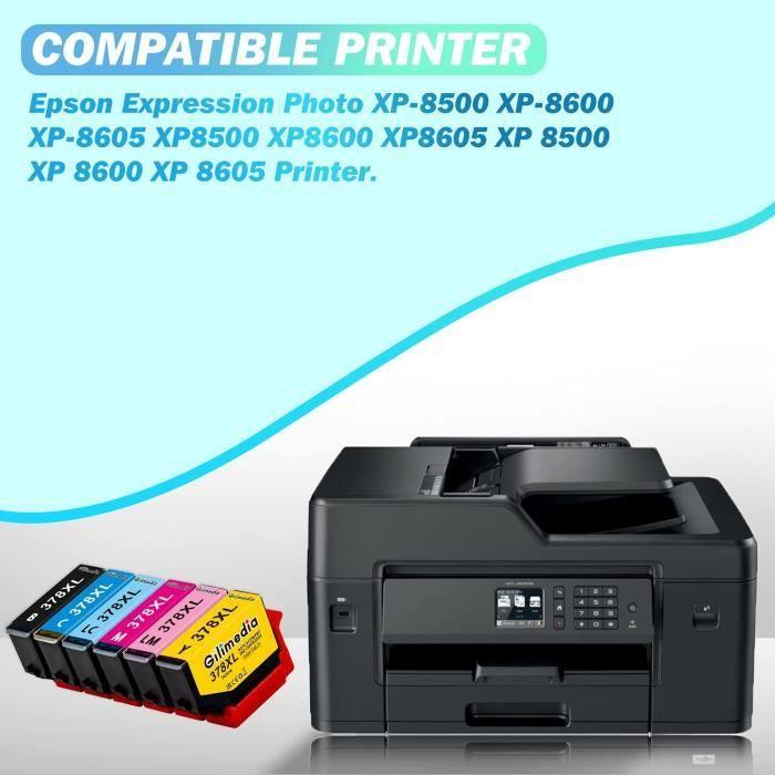 Gilimedia 378XL Cartouche dencre Remplacement pour Epson 378 378 XL pour Epson Expression Photo XP8600 XP8605 XP8500 XP8600 X[3950]