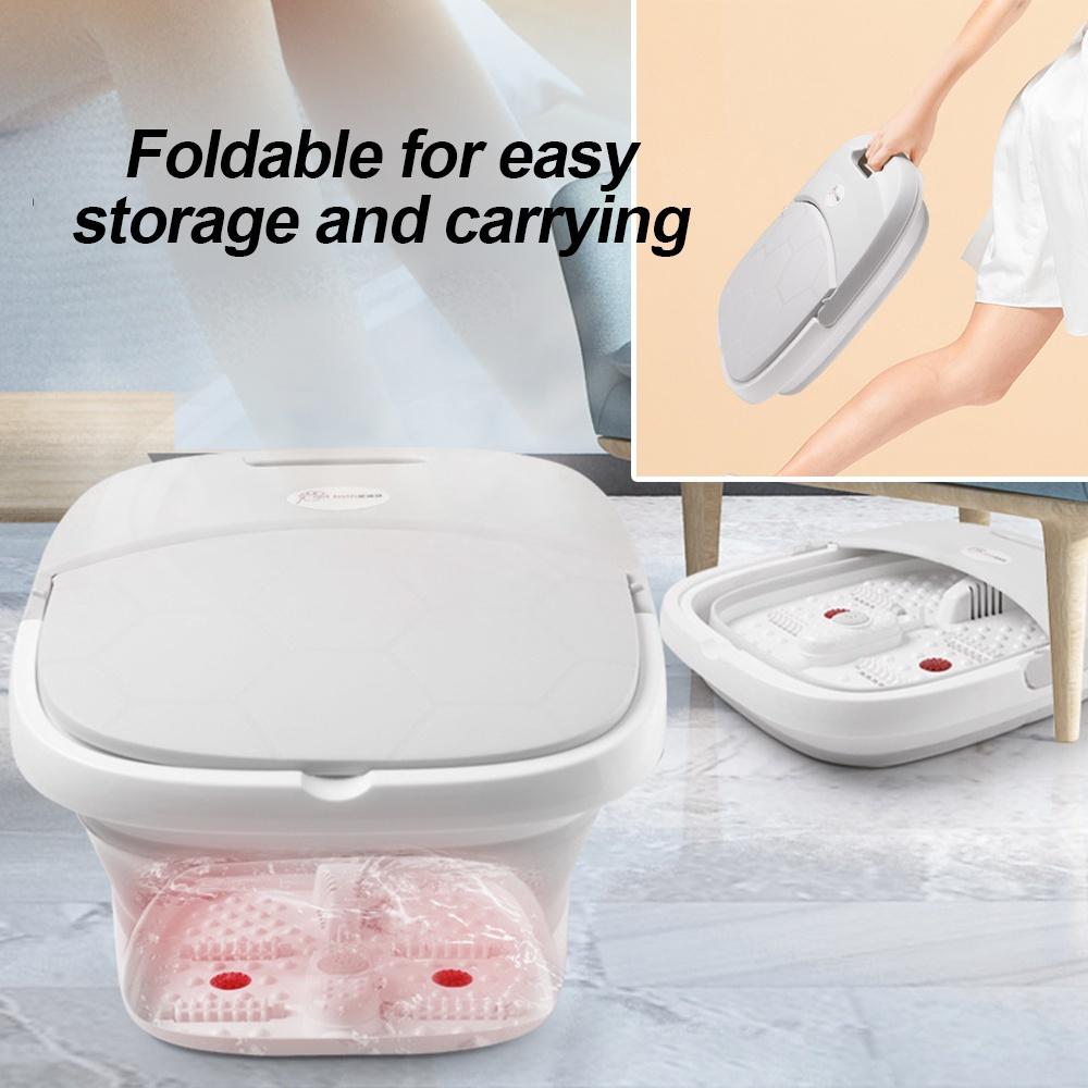 500W Foot Spa Bath Massager Machine Foot Spa Foot Bath Detox Machine Electric Massager Cleanse Foot Massage Foot Health