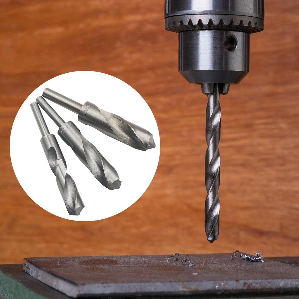 Professional Woodworking Helical Fluted Cobalt Drill Bit 14mm-30mm Round Reduced Shank HSS for Wood Iron Stainless Steel