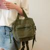 Schoolbag Washed Canvas Schoolbag Female Japanese Casual Solid Color Retro Student Hong Kong Style Large Capacity Commuter Backpack Wholesale