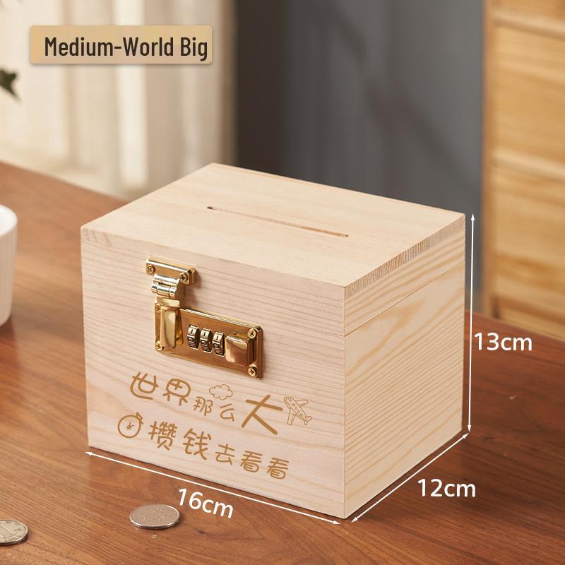 2025 Kids' Secure Piggy Bank - Save Only Money Box for Boys & Girls