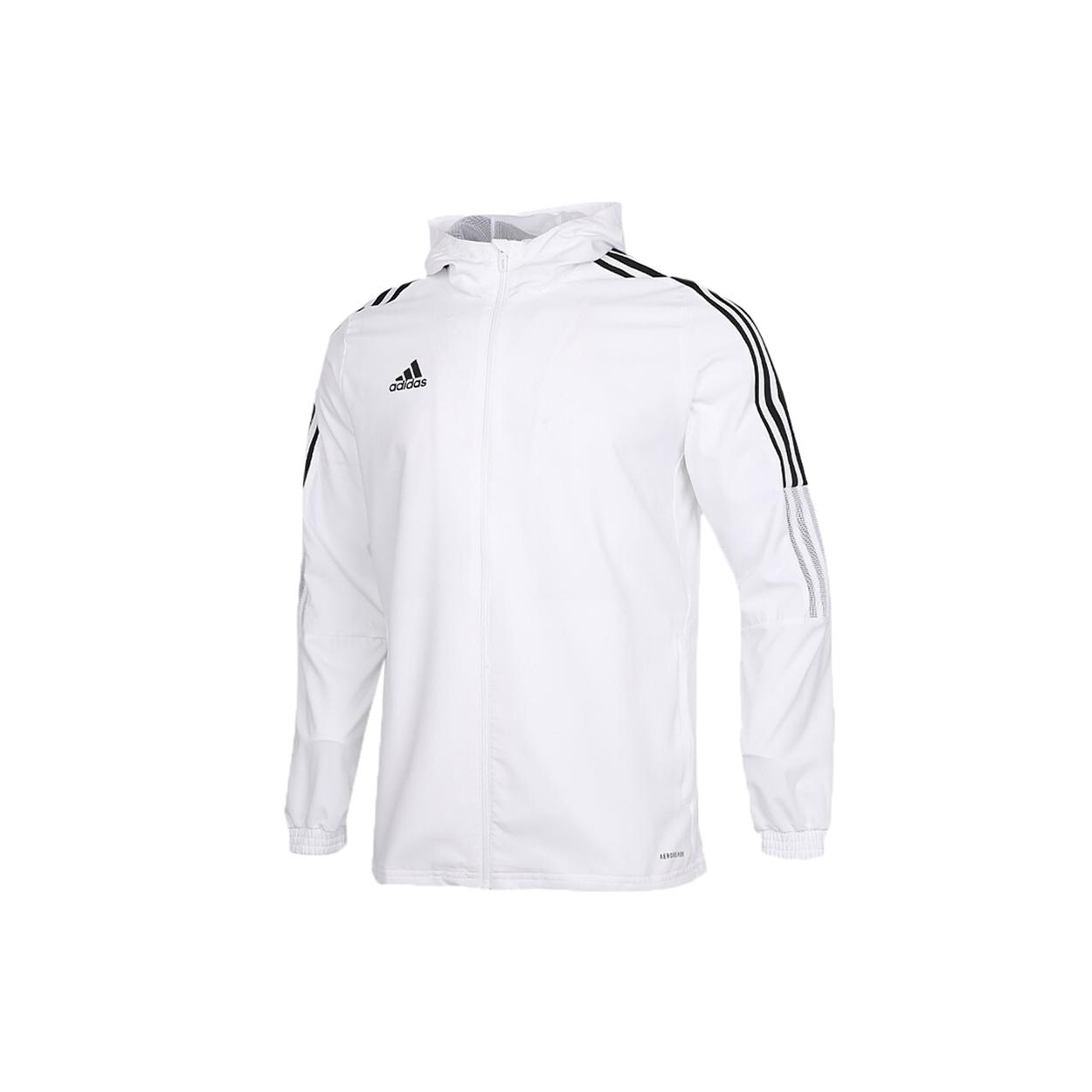 Adidas Jackets Men`s White Hooded Moderate