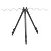 Fishing Rod Tripod Telescopic Space Saving Aluminum Alloy Sturdy Folding Tripod Sea Fishing Pole Bracket Lightweight for Beach