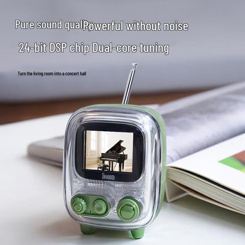 DIVOOM Tiivoom-2 Pixel Art Bluetooth Speaker with Clock Display CN Plug (adapter Included)