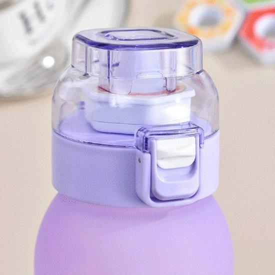 Fruit-Flavored Zero Calorie Water Bottle with Pop-Up Lid and Aroma Ring