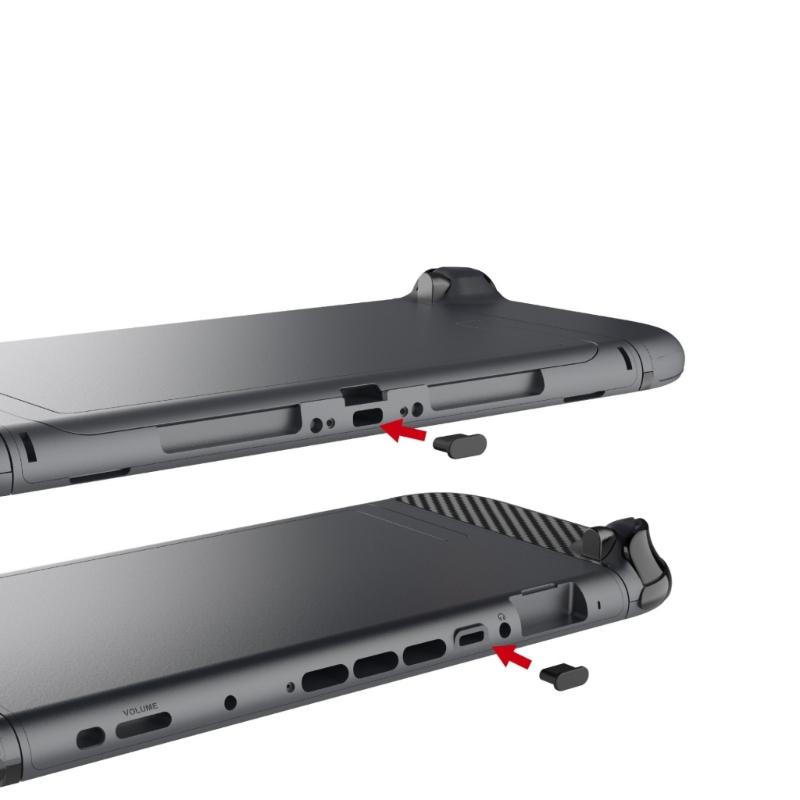 Soft Silicone Cover Housing Antiscratch Shockproof Case with Textured Grips and Stand Feature Suitable for Game Console