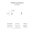 European & American Heart Ear Cuff & Asymmetrical Star-Moon Tassel Earrings with Micro-set Diamonds for Women