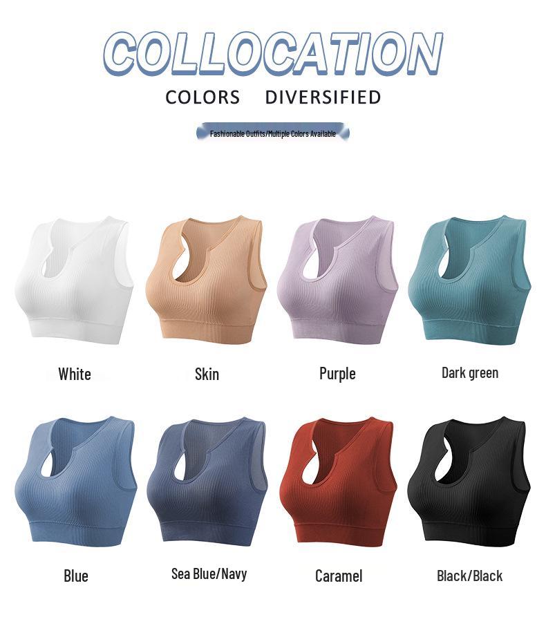 Women's Shockproof Sports Bra: Anti-Sag, Wireless, Sexy Back Yoga Vest
