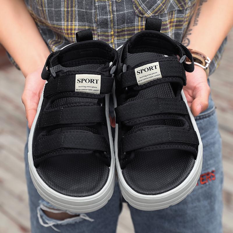 Новые летние мужские сандалии для отдыха на природе пляжные плоские мужские туфли — фото 4