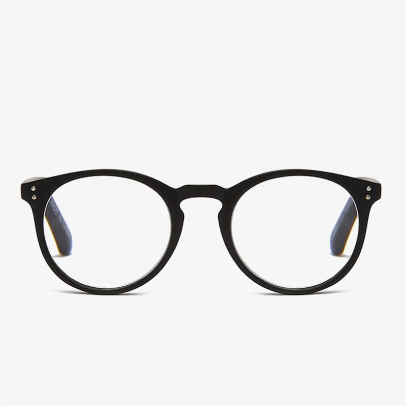 Vintage Übergroße runde Lesebrille mit Leopardenmuster für Herren und Damen, modisch, Retro, Anti-Blaulicht-Brille