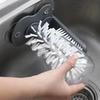 Kitchen Rotating Water Cup Insulated Cup Brush Detachable Portable Cups Brush Suction Cups Wall Mounted Glass Cleaning Brushs