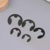 120PCS Black Stainless Steel Retaining Circlip Set Snap Ring E-Clip Washer Assortment For Shaft Fastener M1.5-M10