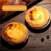 100Pcs Disposable Egg Tart Molds Aluminum Foil Cupcake Mold Cake Cookie Mold Kitchen Bakeware Tools for Tart Pie Baking Cooking