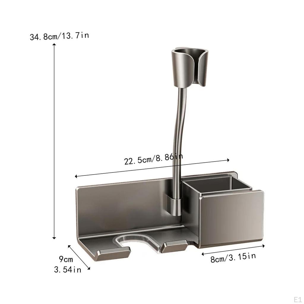 Haartrocknerhalter Badezimmerregal Mehrzweckständer Blow Organizer für Salon Duschraum