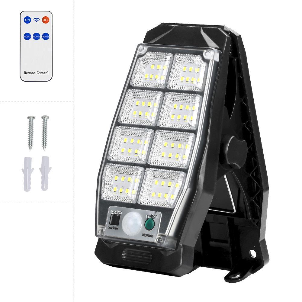 Outdoor Solar LED Sensor Wall Light for Courtyard - No Drilling Needed