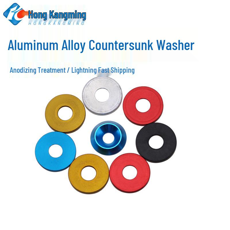 Colored Aluminum Alloy Countersunk Fish Eye Washers - M6/M8/M10
