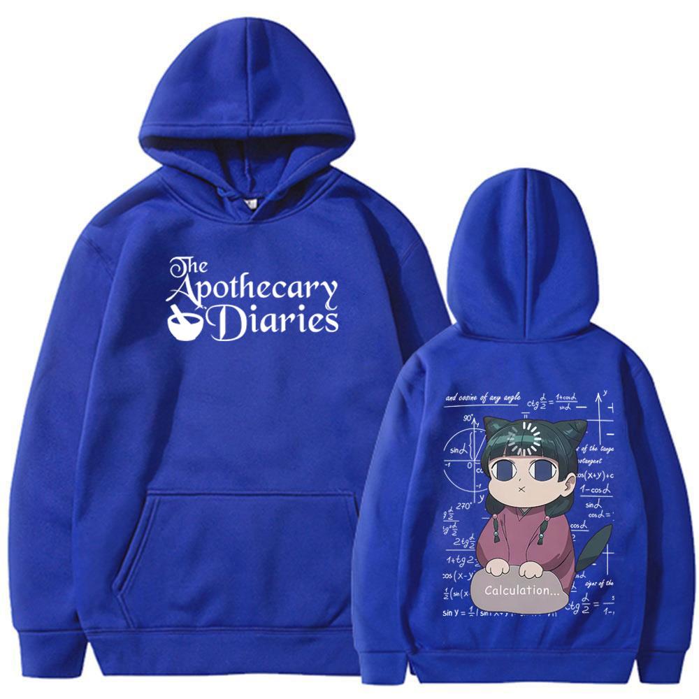 Anime The Apothecary Diaries Maomao Print Hoodie Men Women Casual Hip-hop Hooded Sweatshirt Hoodies Streetwear