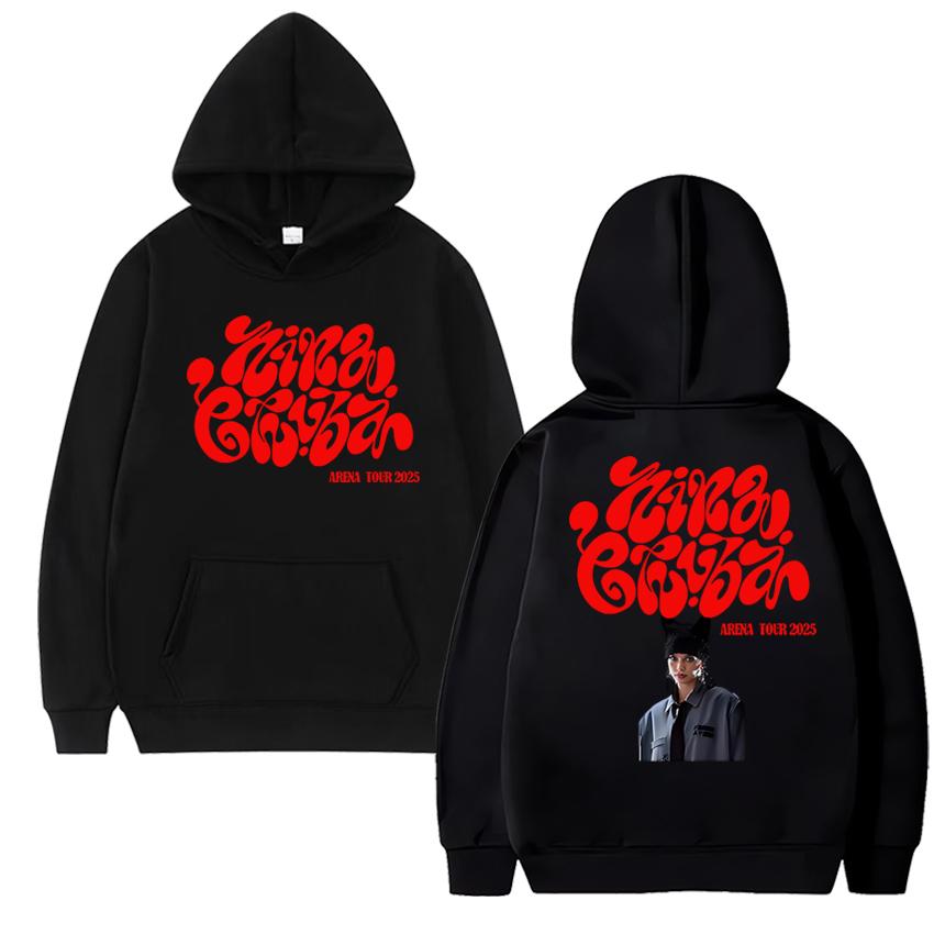 Singer Nina Chuba Arena Tour 2025 Graphics Hoodies Men Women Fashion Y2k Sweatshirt Unisex Casual Fleece Long Sleeve Pullovers