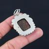 Natural Iron Tiger Eye Gemstone Pendant 925 Sterling Silver Jewelry For Girls