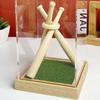 Baseball Display Case Transparent Acrylic Box with Wood Stand Dust-proof Display Box for Collectibles Autographed Baseballs