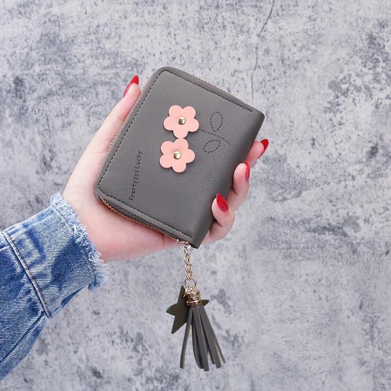 2021 Women's Zipper Flower Coin Purse: Korean Style, Mini, Versatile