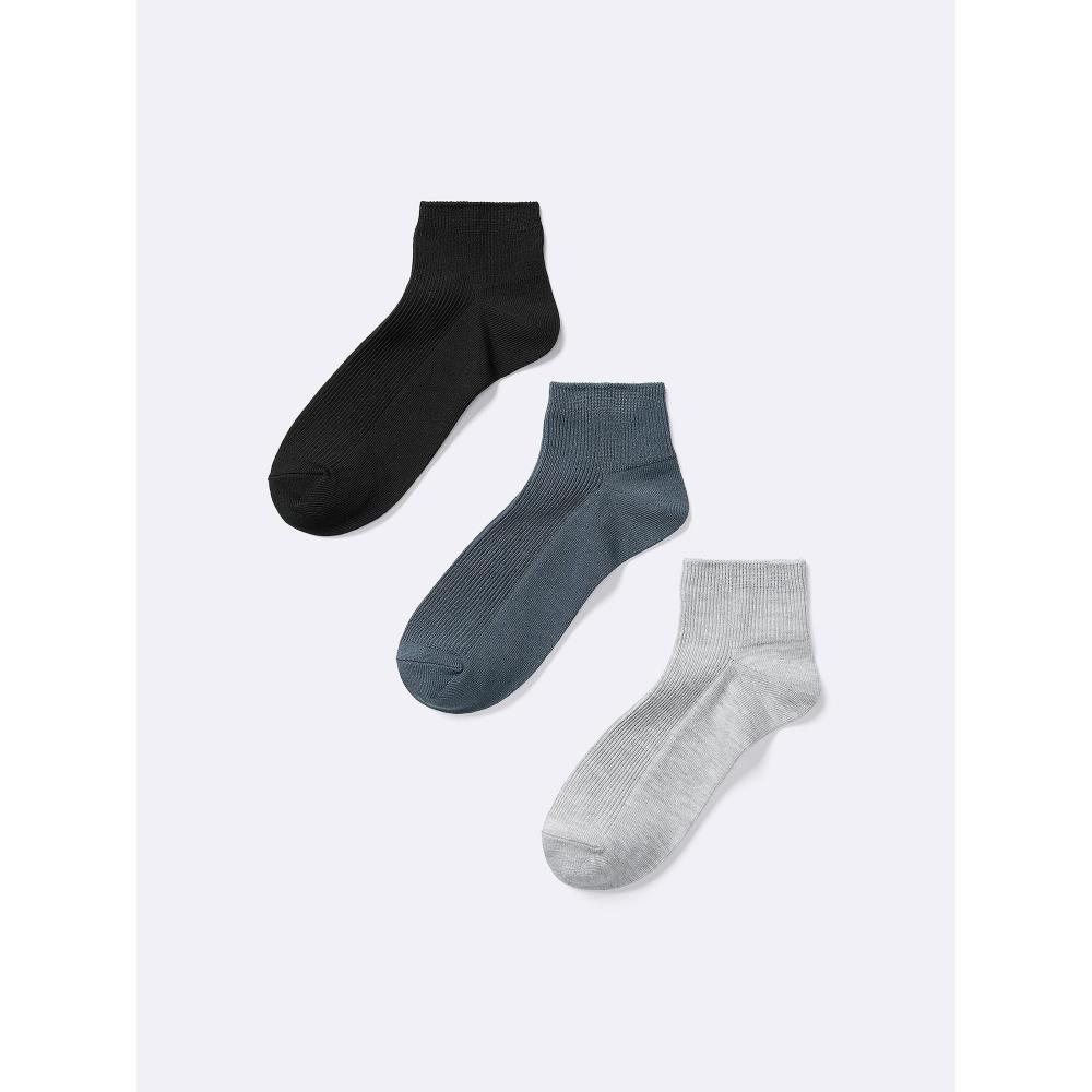 

Gu Rib Color Ankle Socks 3p 84 MULTI(PATTERN)5/ONE SIZE